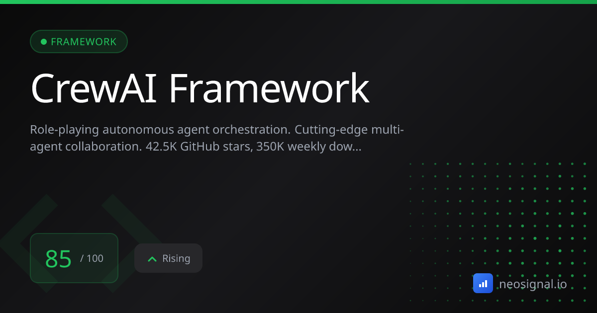 CrewAI Framework | NeoSignal